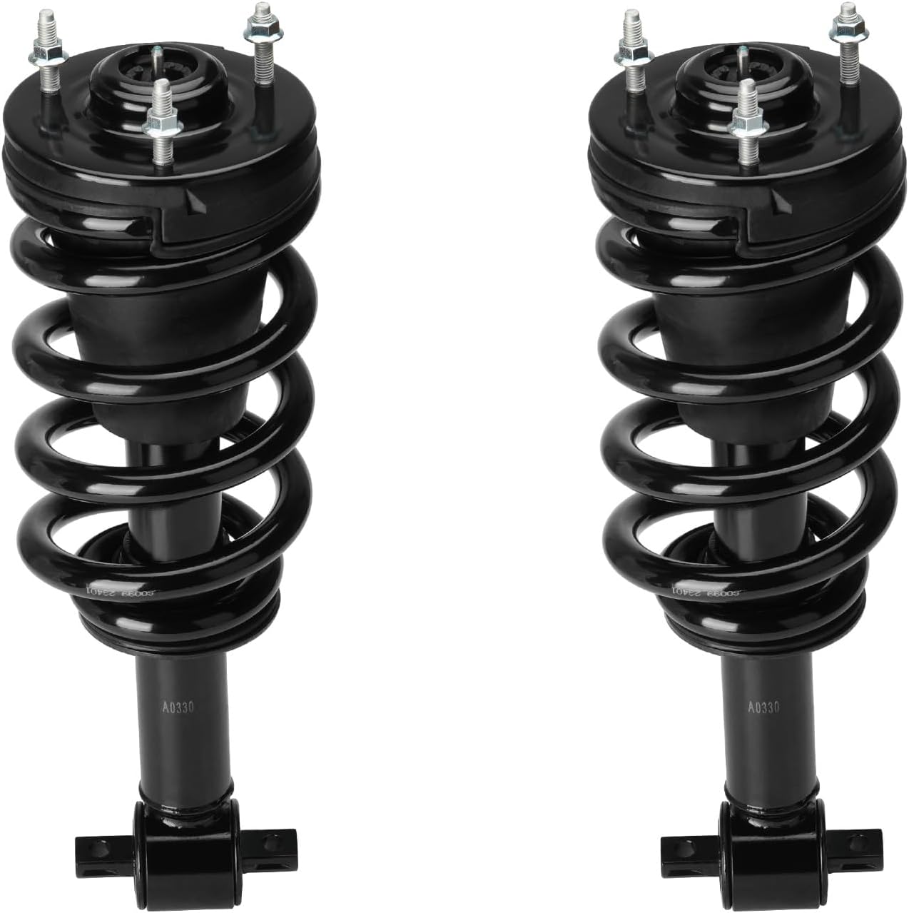 Front & Rear Strut Shock Assembly w/Coil Spring for Chevy Suburban 1500 07-14, Avalanche 07-13, GMC Yukon & Tahoe 07-19 Only 4WD, Replace 579104 4345073, 4PCS