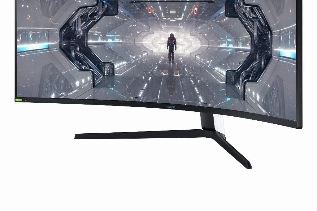 Samsung Odyssey G9 Curved Gaming Monitor, 49 Inch, 240hz, 1000R, 1ms, 1440p, Black White