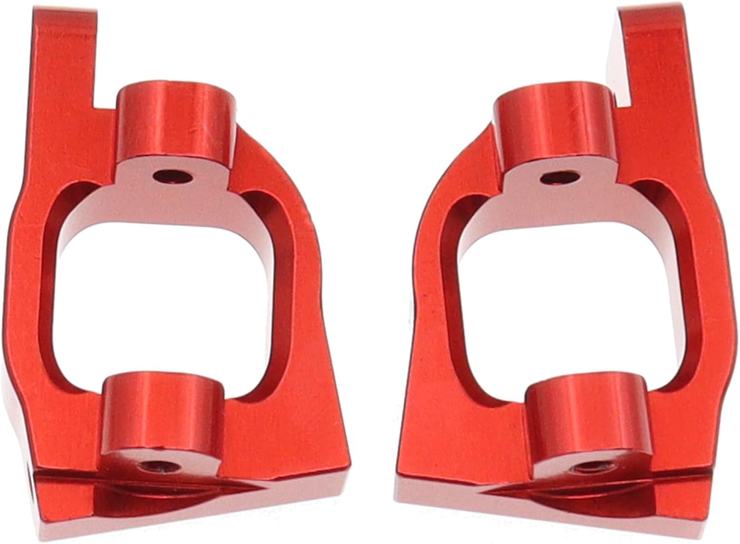 6PCS Metal Front Steering Cup&C seat&Rear Wheel hub Compatible with WLtoys Compatible with WLtoys 1/14 144010 144001 144002 1/12 124016 124017 124018 124019 RC Car Upgrade Parts (Red)