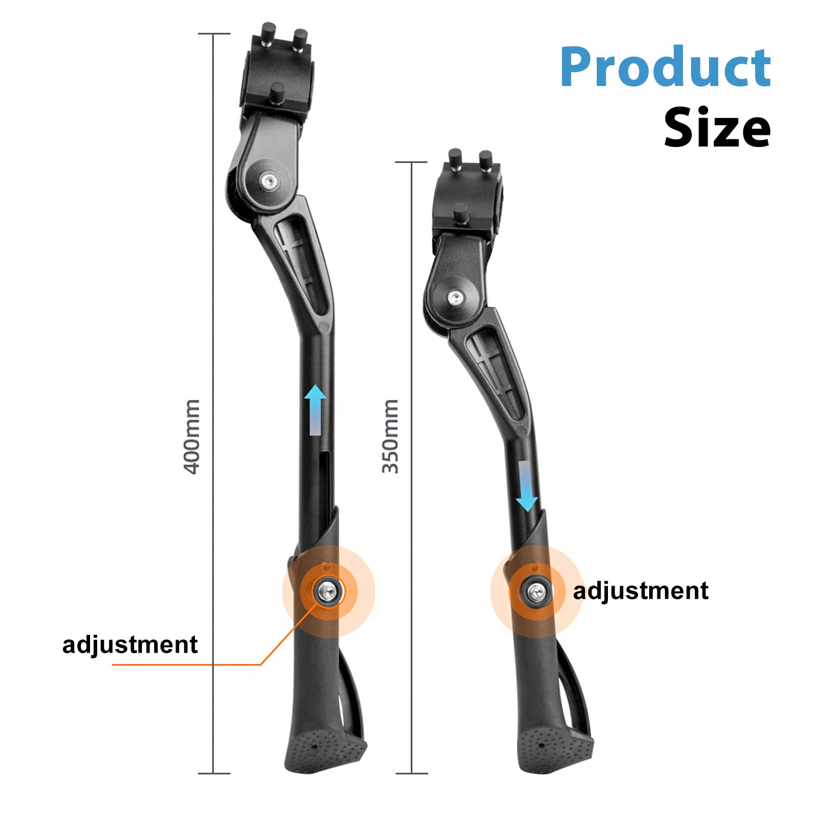 TÖLS Caballetes Bicicleta Universal: Soporte Vertical Regulable Para MTB, Carretera Y EBike, Aparcabicis Plegable Resistente