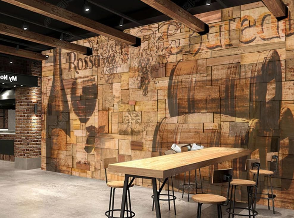 Papier Peint Intissé Cave à Vin Premium | Décoration Murale Luxe