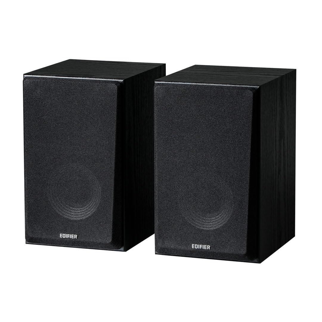Edifier R990BT Głośniki półkowe Bluetooth 5.4, aktywny głośnik multimedialny 2.0, moc wyjściowa 24 W, wejścia RCA/AUX/Bluetooth, cyfrowe przetwarzanie audio, obudowa MDF, sterowanie aplikacją, do PC