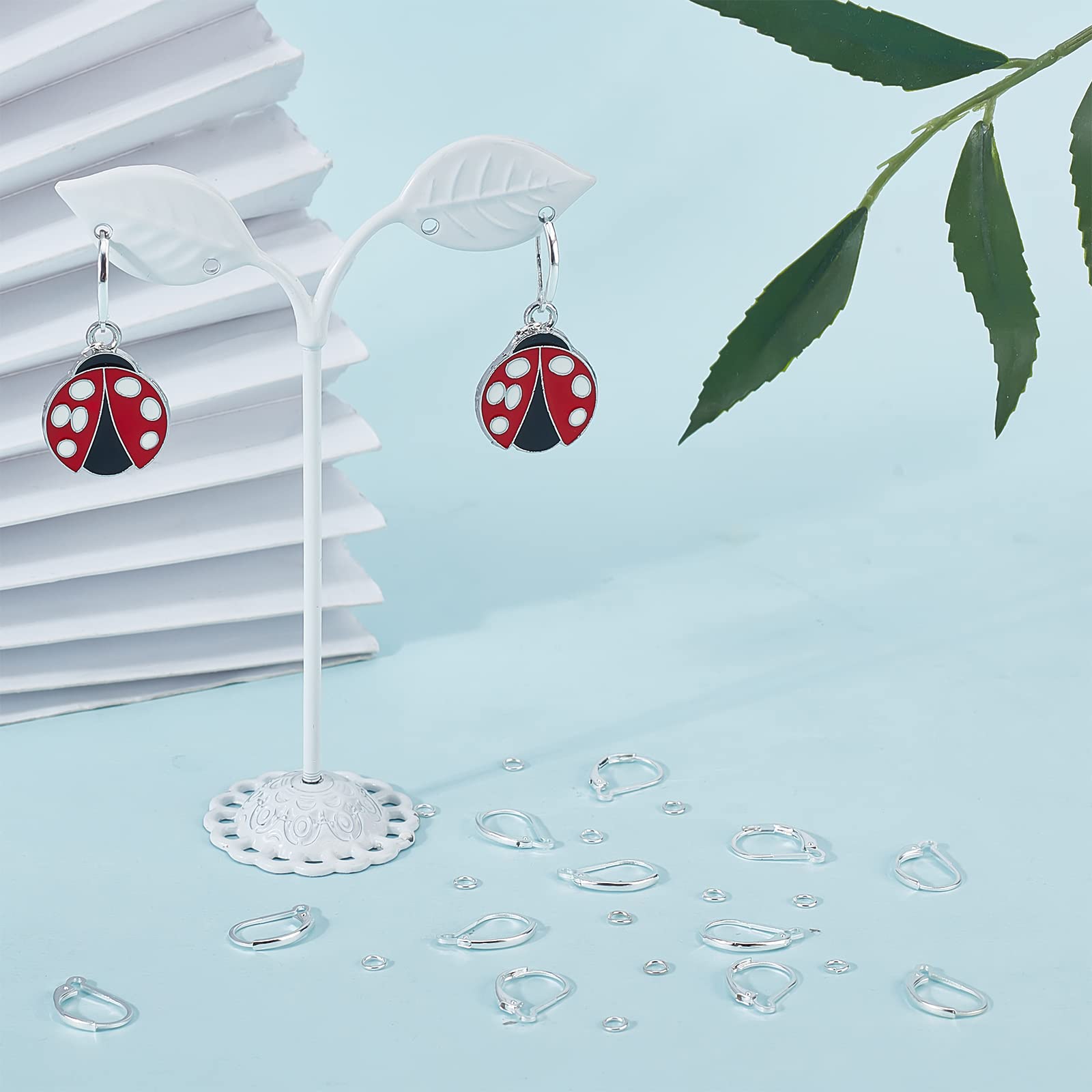 20 Paires Crochets Boucles D'Oreilles Français 925 Plaqué Argent - Beebeecraft