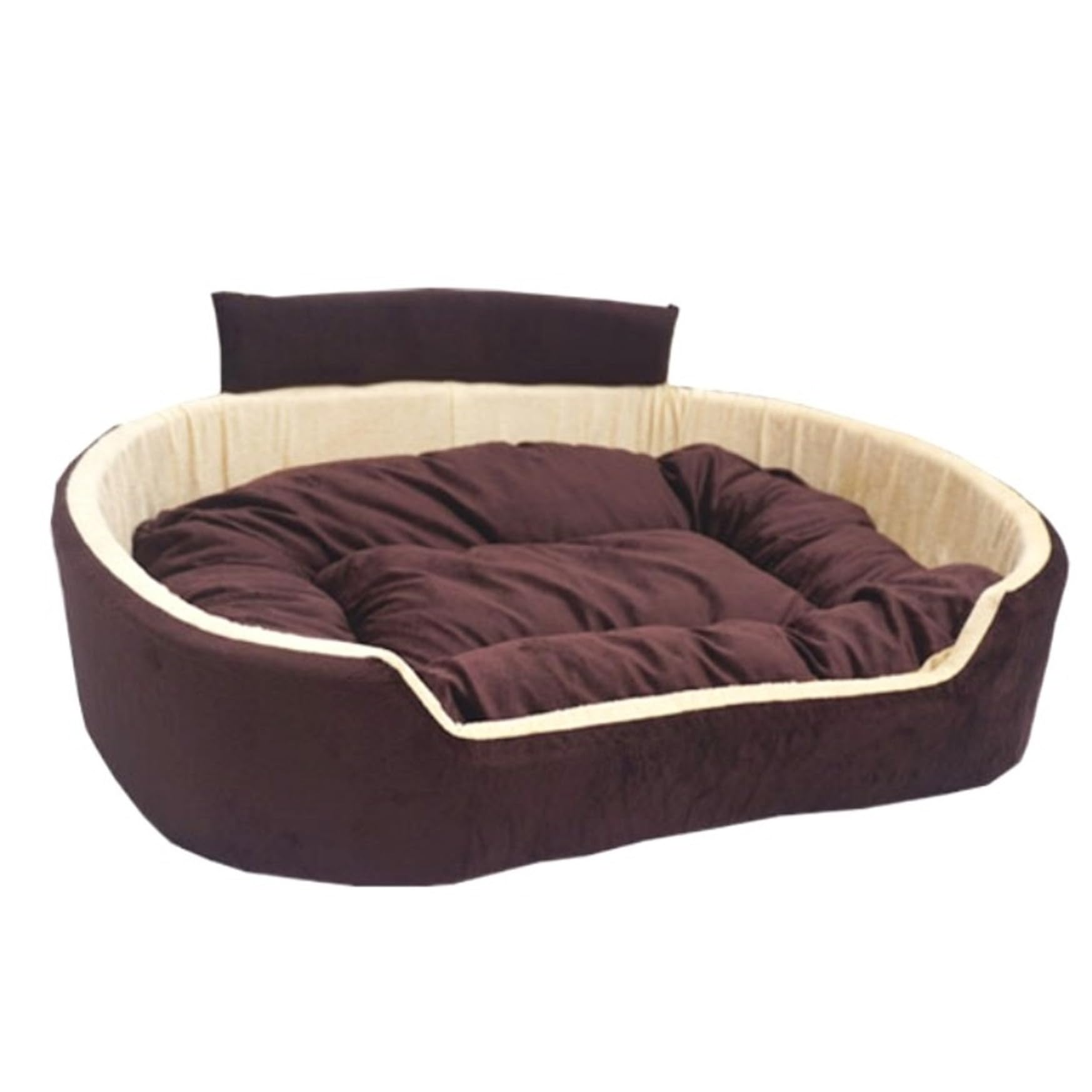 Trendy Smile Dog Beds, Dog Sofas & Chair with Collar (L, Brown & Cream) (B0D464C5LN) Amazon Price History, Amazon Price Tracker