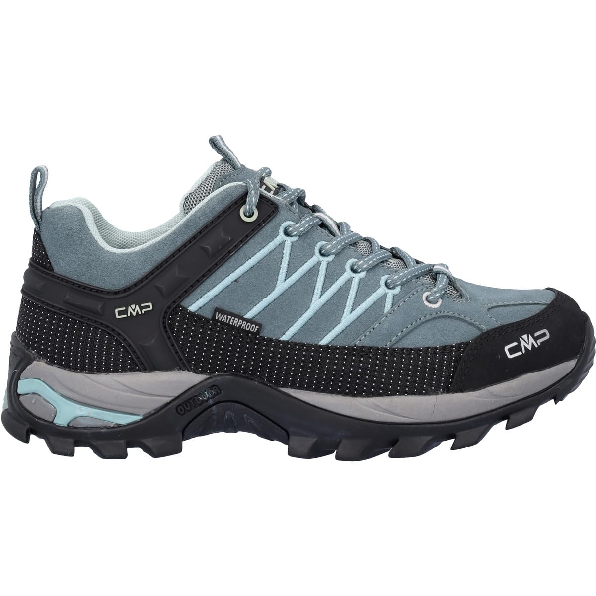 CMP Rigel Low Wmn Trekking Shoes Wp Damen Wanderschuhe, Grün Mineral Green, 40 EU