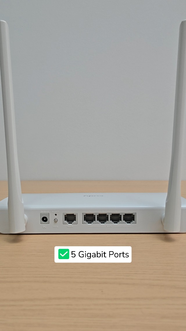 Cudy WR1300 Gigabit Router Wi-Fi de doble banda AC1200 inalámbrico, 5