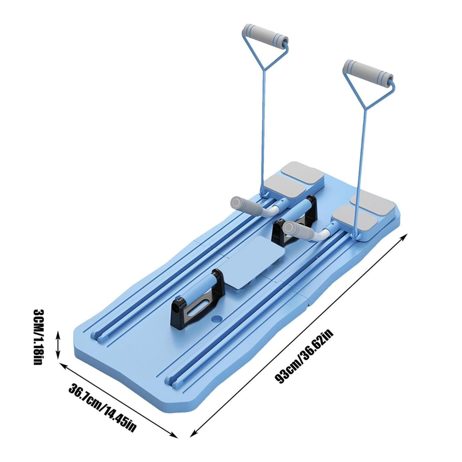 Machine de réforme physique de pilates pliable pour entraînement à domicile, planche de pilates, planche abdominale multifonction, équipement d’entraînement pour abdominaux