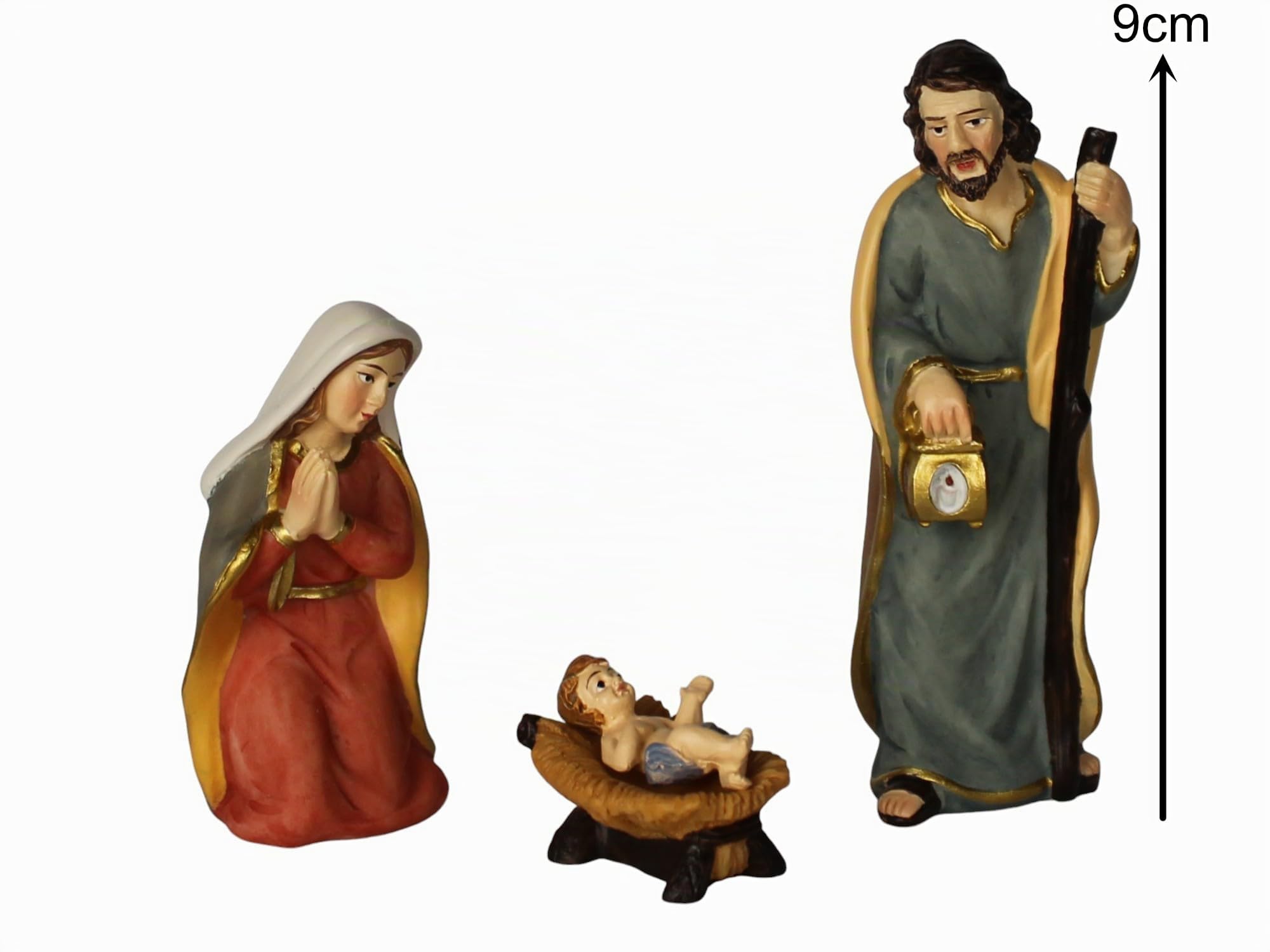 ZICOM Krippenfigurenset Hebron barock ca. 9cm 12-TLG. Polyresin handbemalt