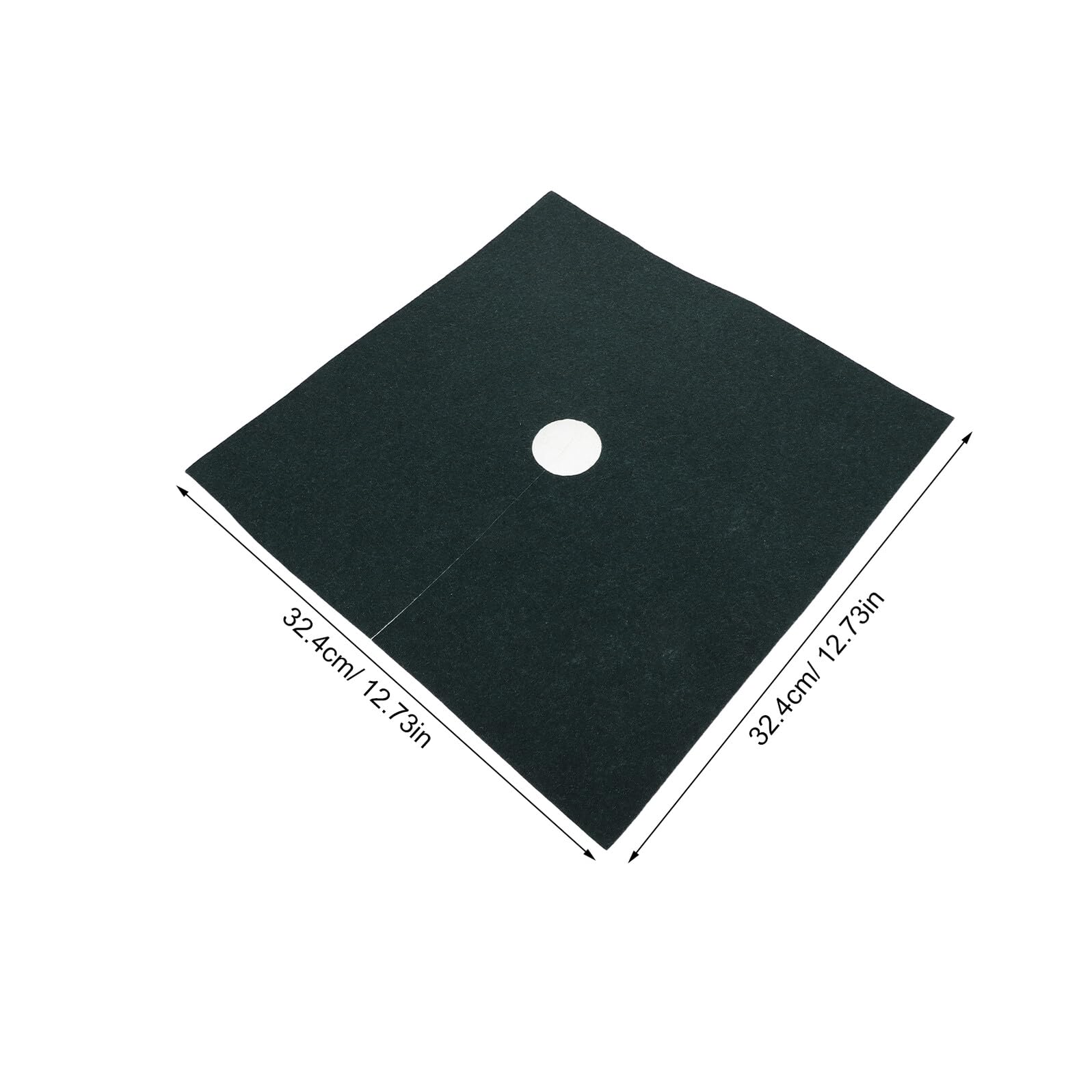 ORFOFE Telo Verde Tessuto Protezione 20 Non Pezzi Radici Piante | Foro 4cm, Barriera Giardino Riutilizzabile, Posa Semplice, Uso Duraturo per Vasi e Anelli Alberi