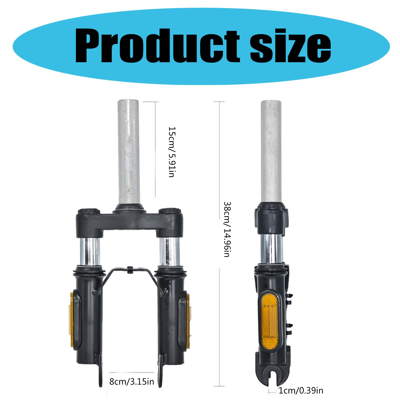 Fourche hydraulique pour scooter électrique, suspension avant, amortisseur de rechange, amortisseur anti-vibration
