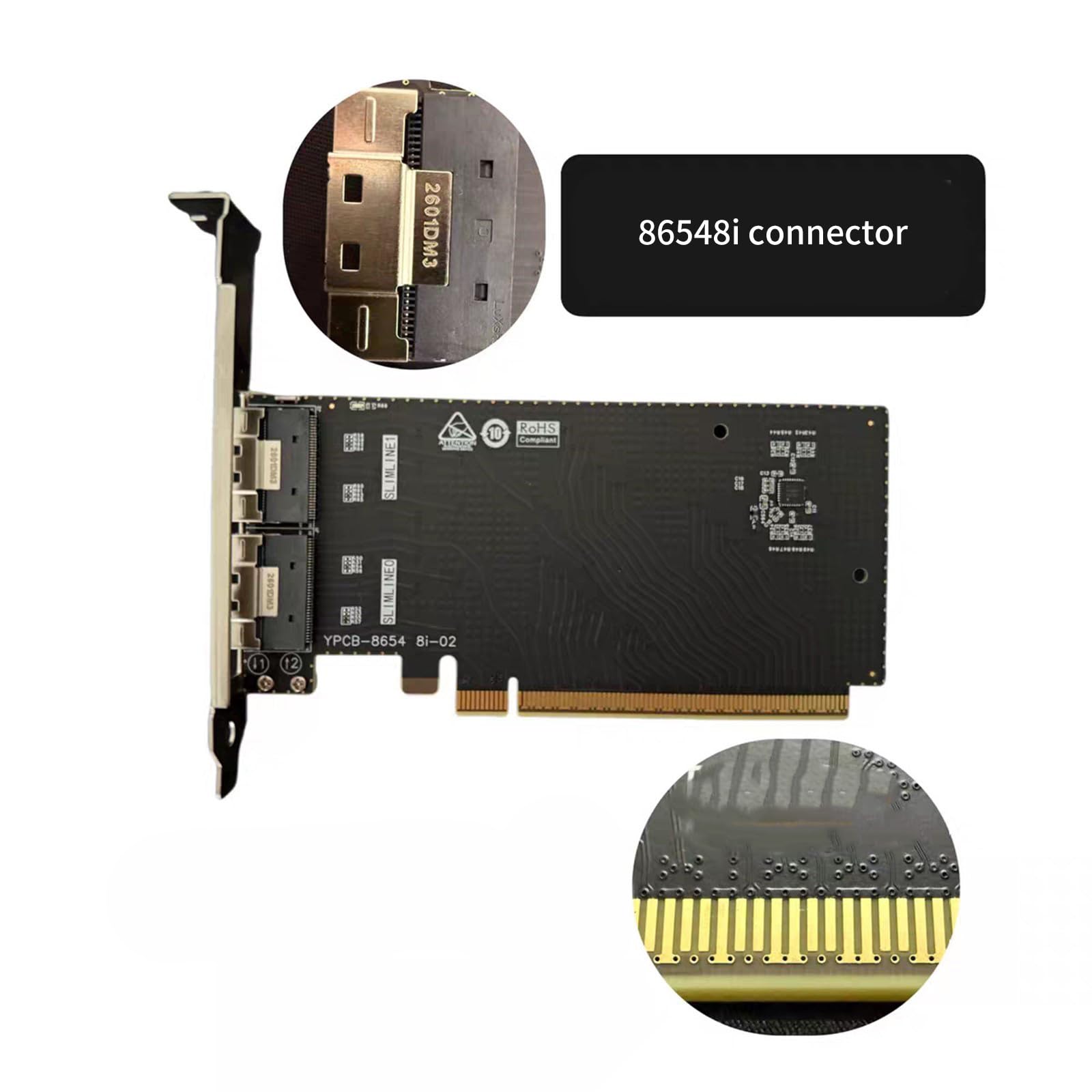 Scheda di collegamento NVMe per workstation