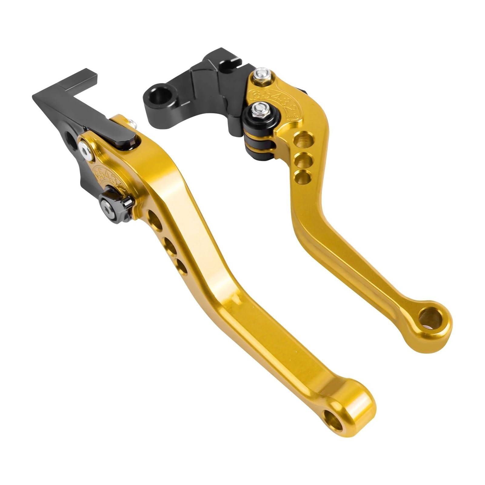 Hguvsjd Short Yellow For Xmax250 For Xmax300 For Xmax400 For Xmax125 2017-2022 Motorcycle Short&Long Brake Clutch Levers Motorcycle Brake Lever(Short Yellow)