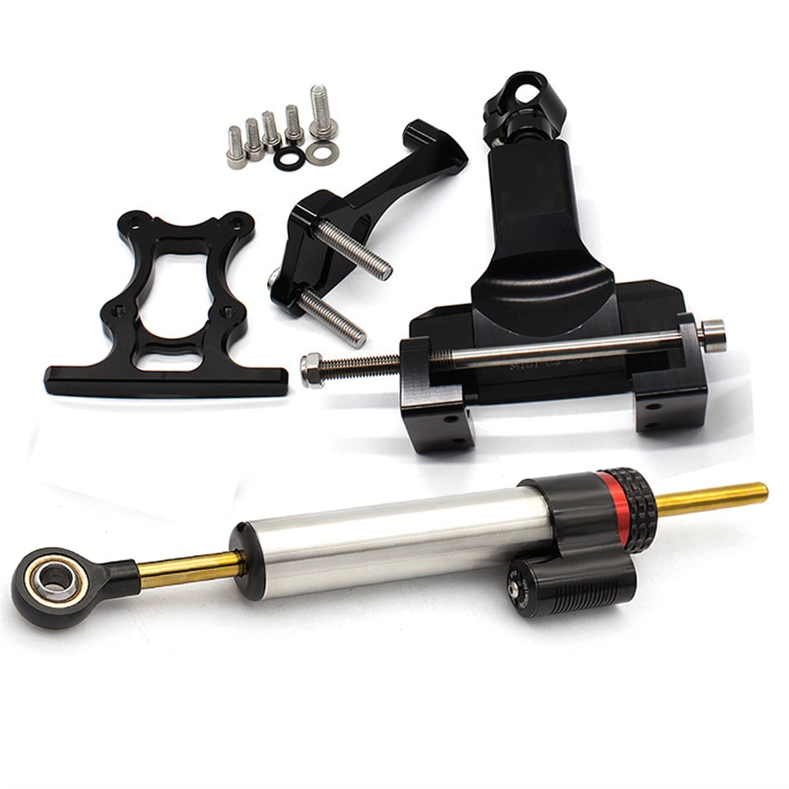 Quad Lock Bike Mount Motorcycle Steering Damper For Yamaha MT-07