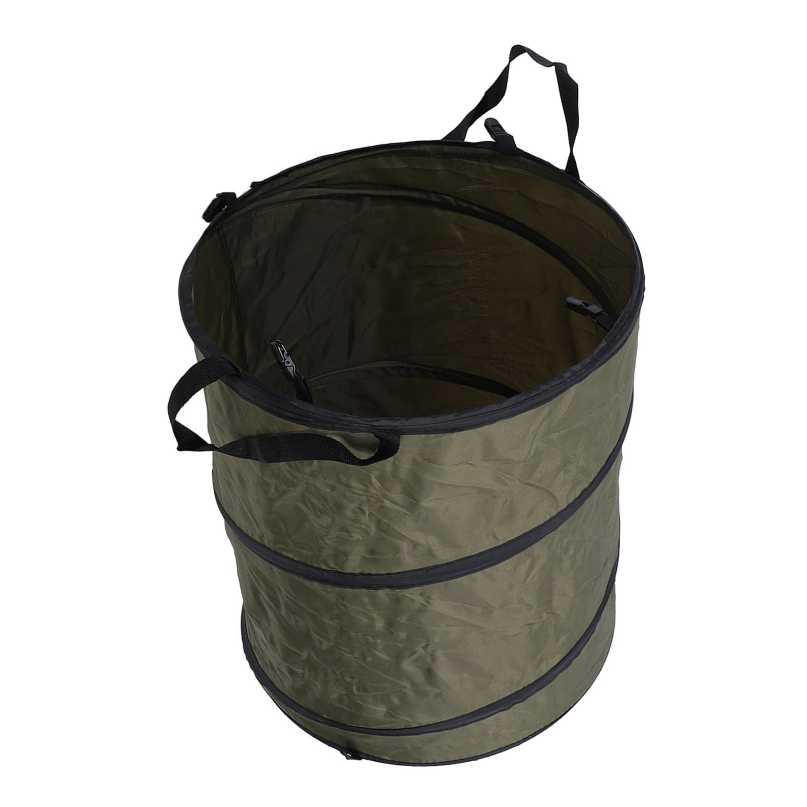 Contenitore Spazzatura Pieghevole Portatile a Prova di Acqua Oxford Cestino da Campeggio per Picnic All'aperto (verde scuro)