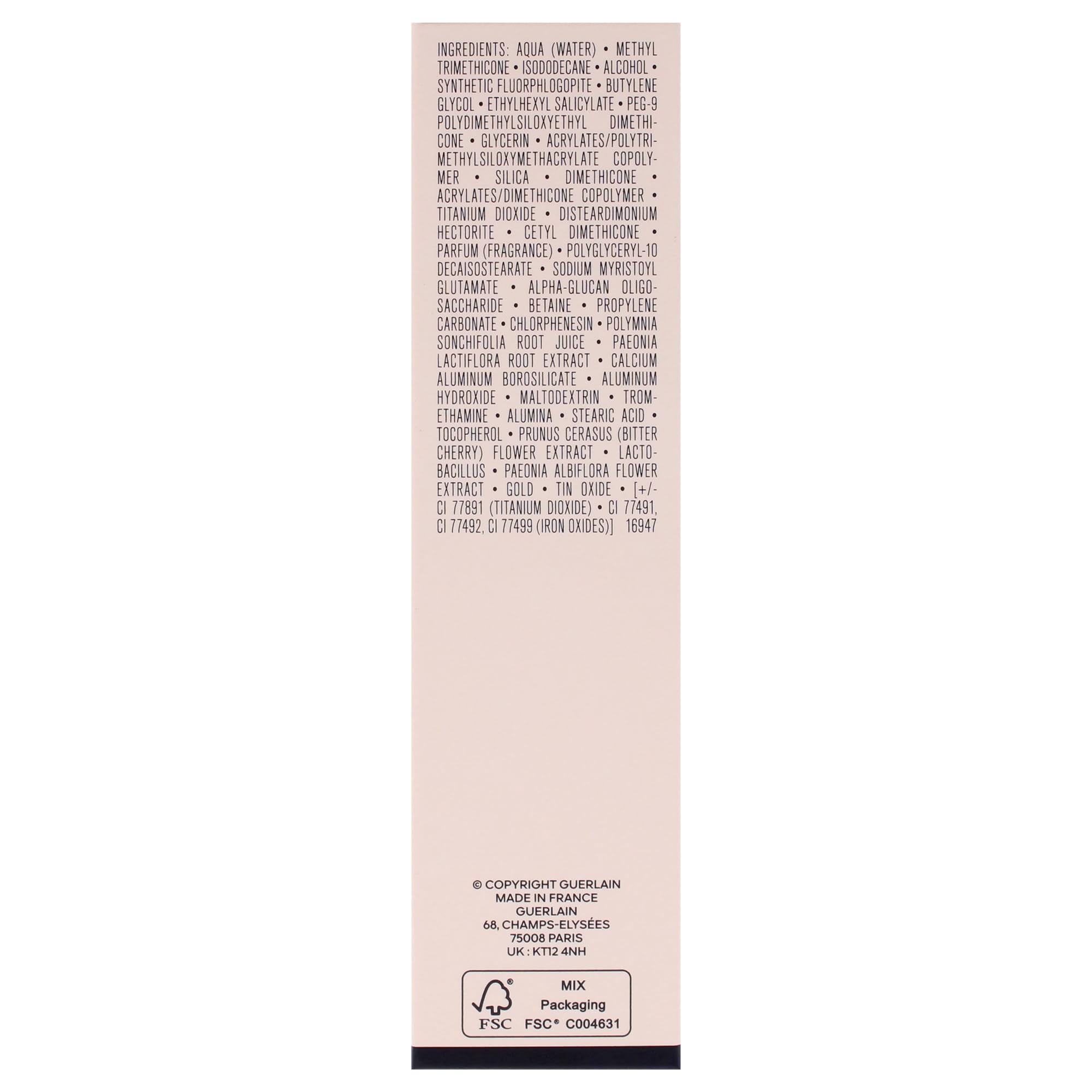GUERLAIN Parure Gold Skin Matte Foundation SPF15 nr 0N neutralny, 35 ml