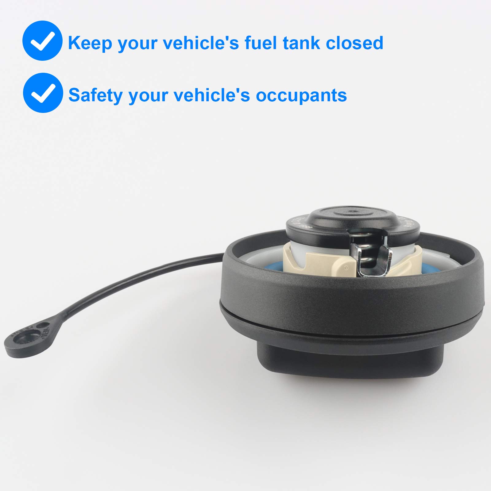 16117222391 Replacement BMW Fuel Tank Cap Retaining Strap Replacement - NBR  Rubber Fuel Cap Tether Cable 16117222391 BMW Replacement Part