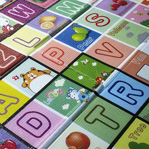 Tapete Colorido Festa ABC Dobrável, Ibimboo, Multicolorido, Grande