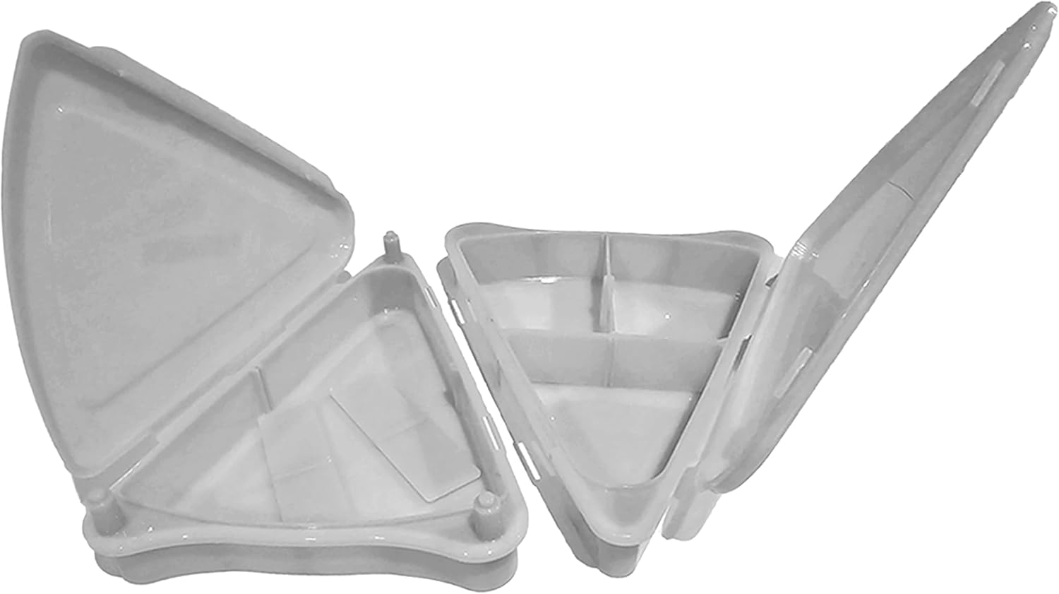 PIZZA STAX™ – 2-Pack Stackable Reusable Pizza Slice Storage Containers | Space-Saving Leftover Pizza Saver, BPA-Free, Microwave & Dishwasher Safe, Snack Holder | Made in USA