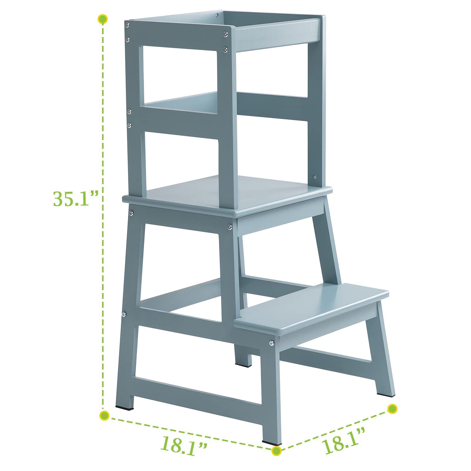 Kitchen Step Stool for Toddlers,Kids Montessori Learning Stool,Baby