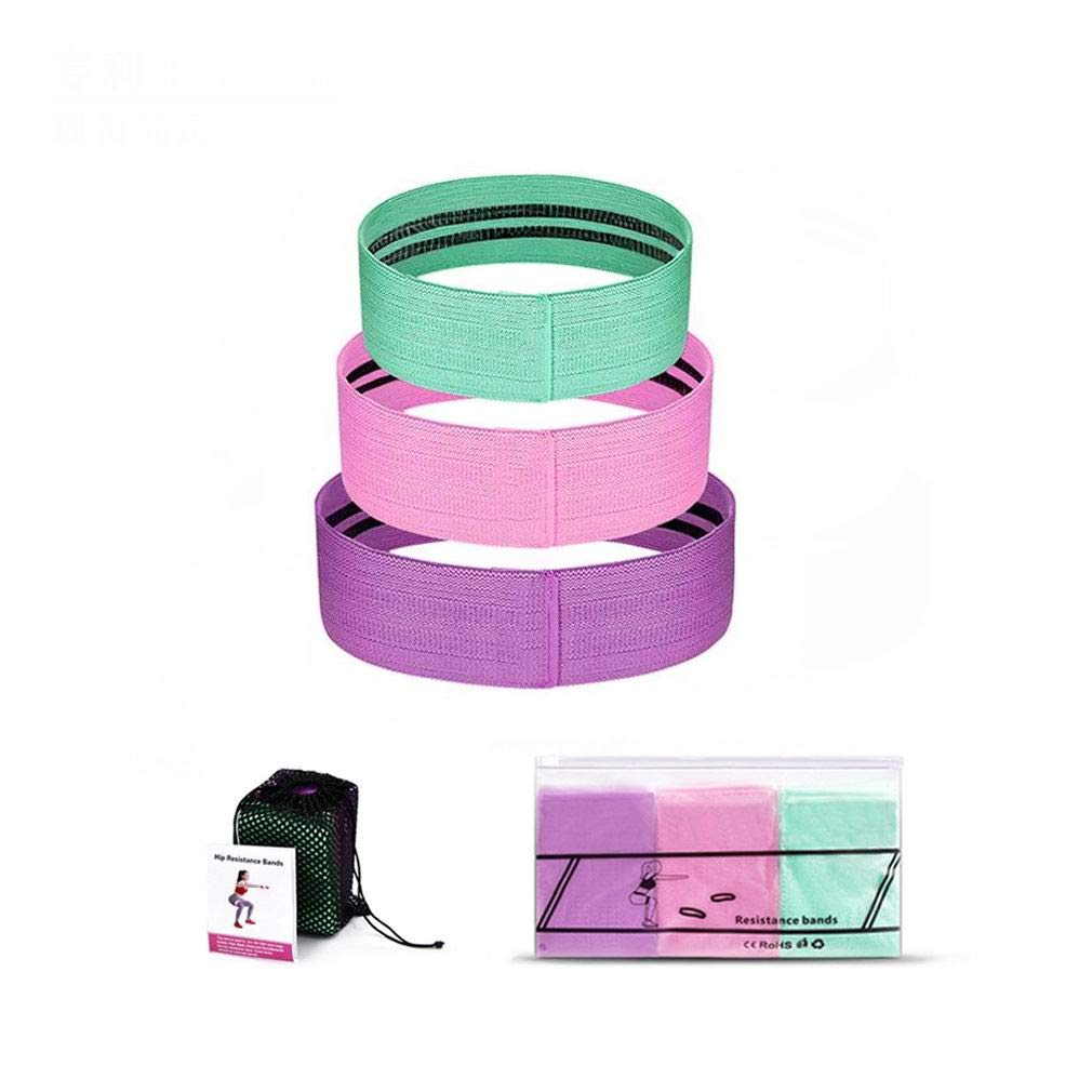 Blarysports Resistance Bands Booty Bands No Slip Hip Resistance Ring for Legs, Ankles, Hips, Arms Exercise Bands Workout Bands for P90X,Crossfit, Hot Yoga, Pilates, Home Fitness