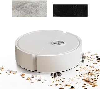 Robotic Vacuum Cleaner Mini – 2-in-1 Vacuum Mop Combo, Compact Cleaning Robot | Smart Hard Floor Sweeper, Pet Hair Dirt Dust Removal Device for Home Use Daily Cleaning