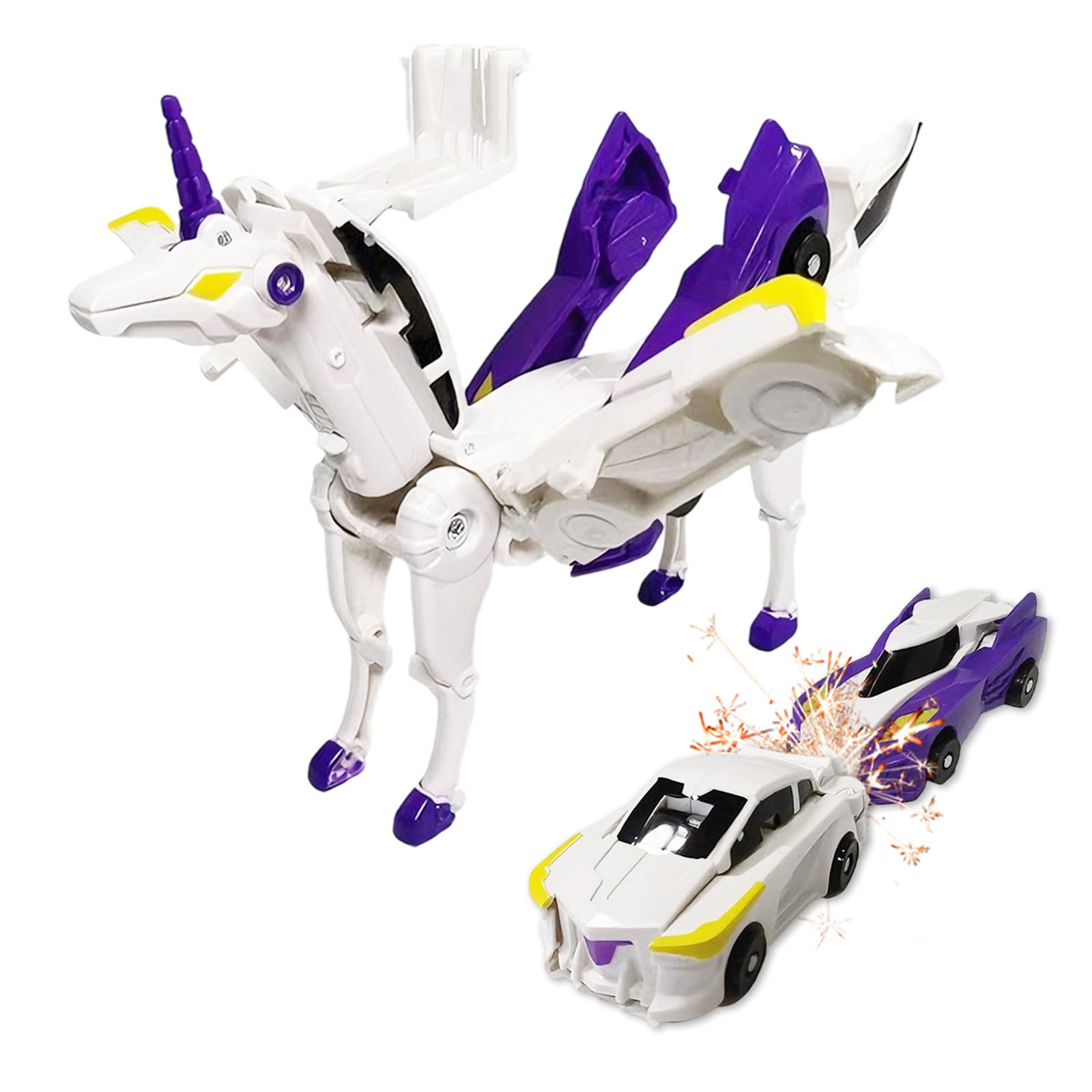Amazon.co.jp: 変形 車 ロボット おもちゃ ユニコーン レーシングカー