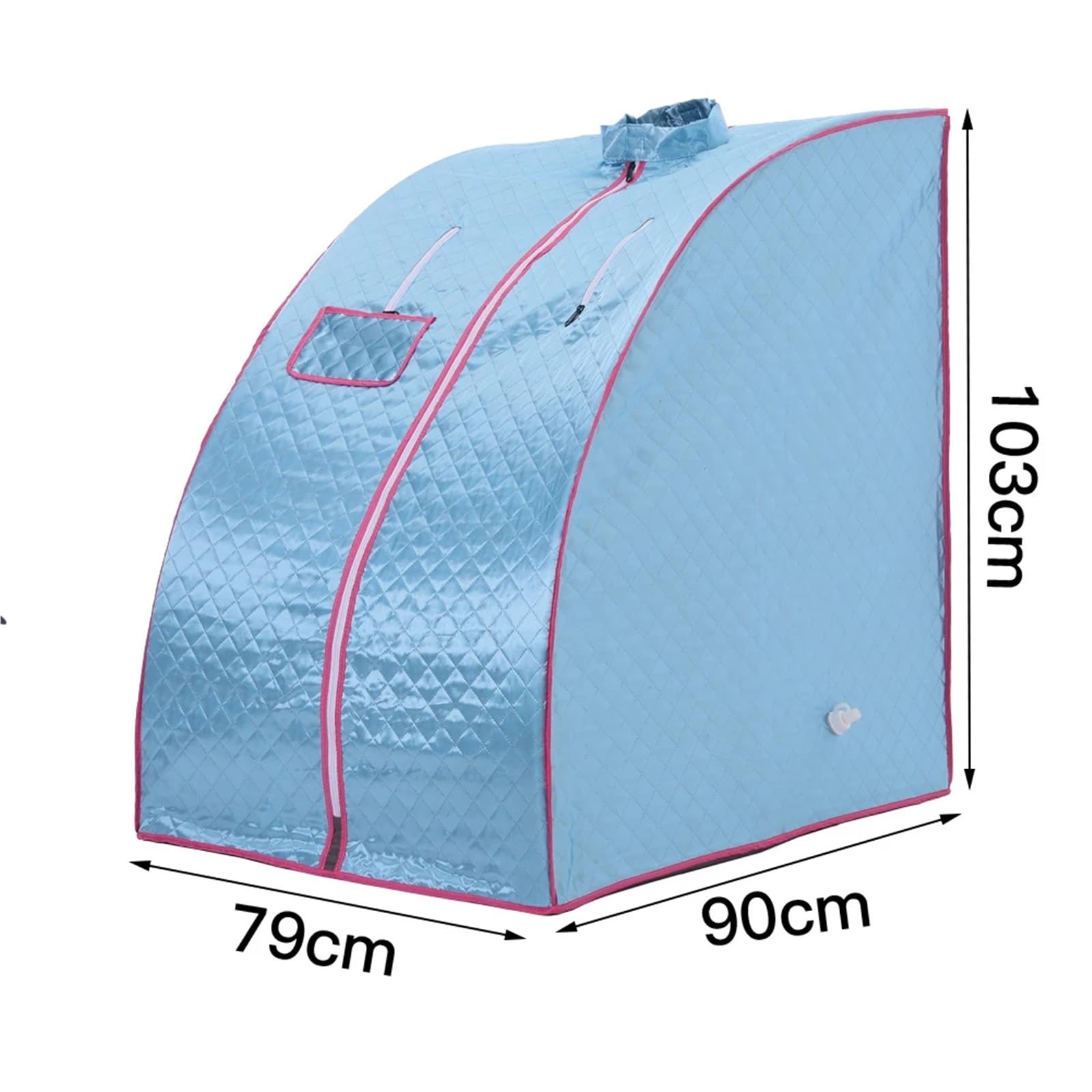 Sauna Portatil Kit de vapor for spa en casa(Blue)