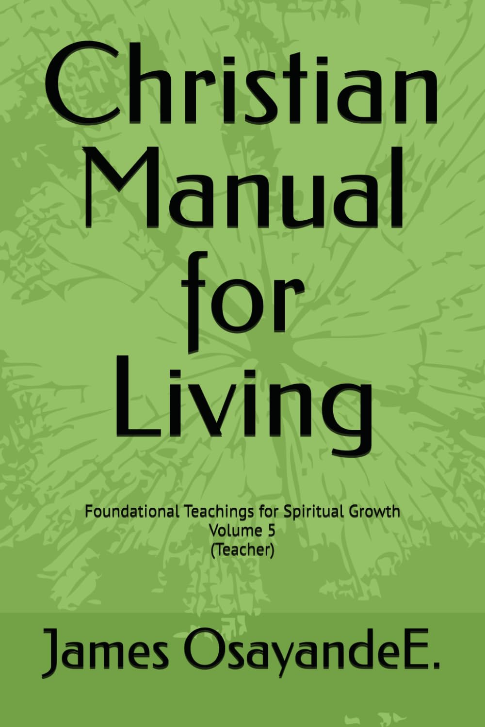 Christian Manual for Living: Foundational Teachings for Spiritual Growth. Volume 5. Teachers