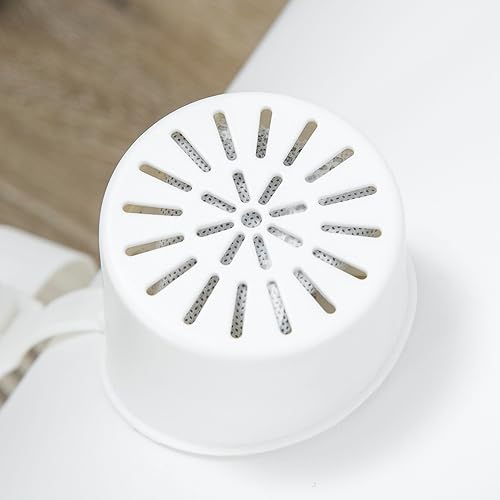 Miniatura 7 de PawHut Caja de arena para gatos, caja de arena con capucha con tapa, bandeja, cuchara, filtro, idea para gatos de hasta 10 libras, 17 x 17 x 19