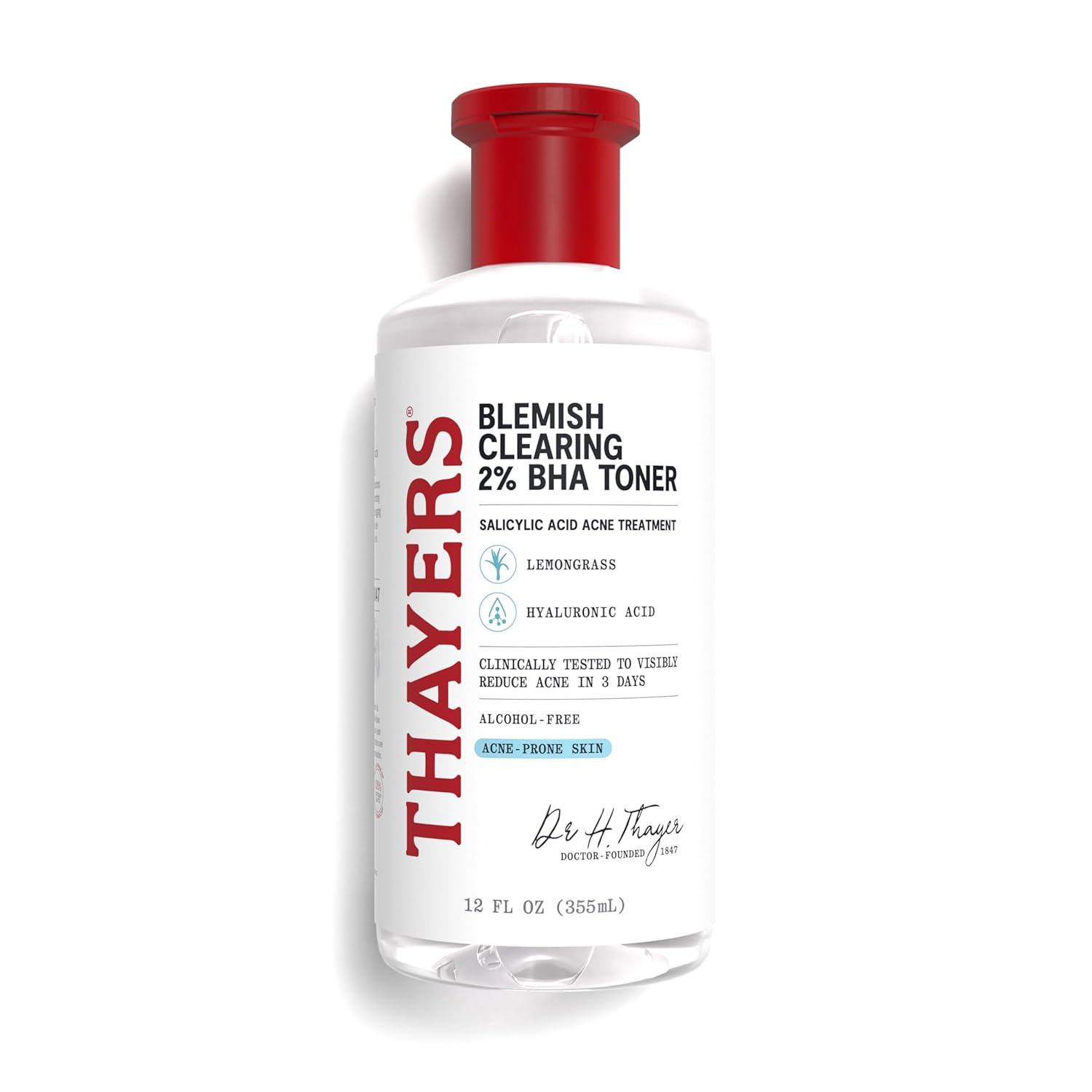 Thayers Blemish Clearing Salicylic Acid Toner, Acne Treatment Face Toner with 2% Salicylic Acid, Soothing and Non-Stripping Skin Care, 12 Fl Oz Thayers Blemish Clearing Salicylic Acid Toner, Acne Treatment Face Toner with 2% Salicylic Acid, Soothing and Non-Stripping Skin Care, 12 Fl Oz