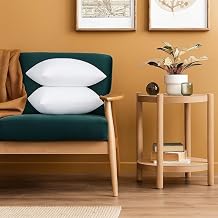 Torque Microfiber Cushion Filler Set of 2 | 16 x 16 Inch | Throw Pillow for Sofa | Filler Cushion Insert Pillow Cushion for Sofa Couch Bed Home Decorative Gifts