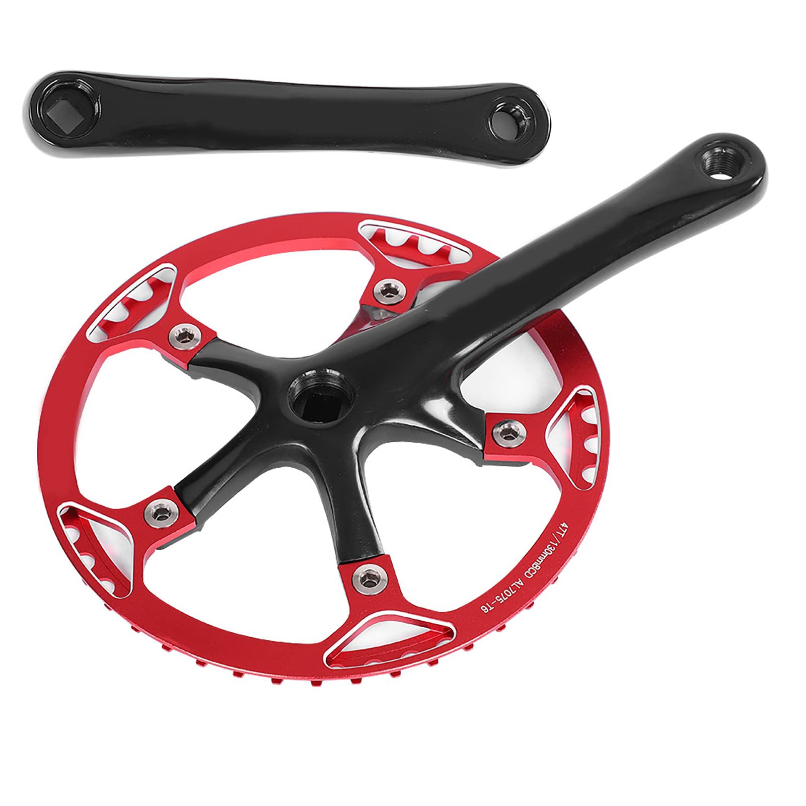 Generic Mechanizm Korbowy Rowerowy Meijun 170mm Lekki Zestaw kół łańcuchowych ze Stopu Aluminium 45T 47T do Rowerów Szosowych i Rowerów Składanych