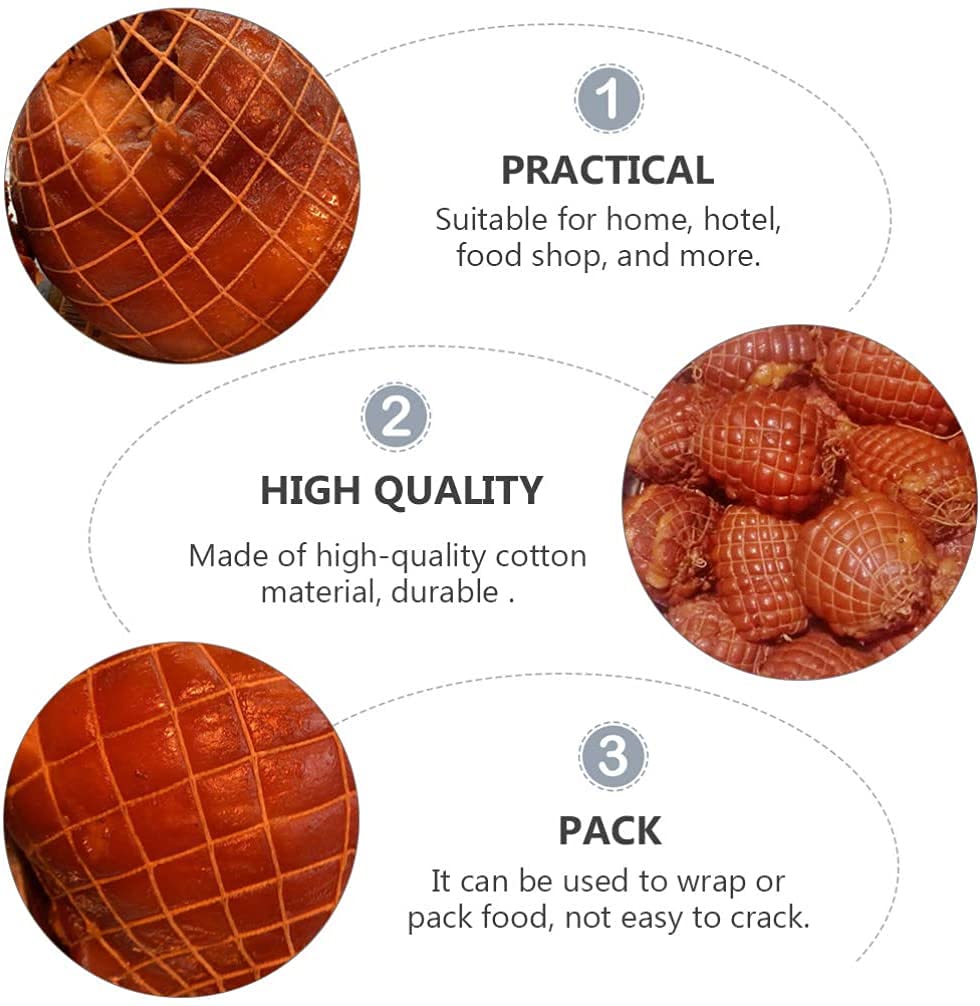 Lot De 4 Rouleaux De Filets à Viande En Coton Pour Viande