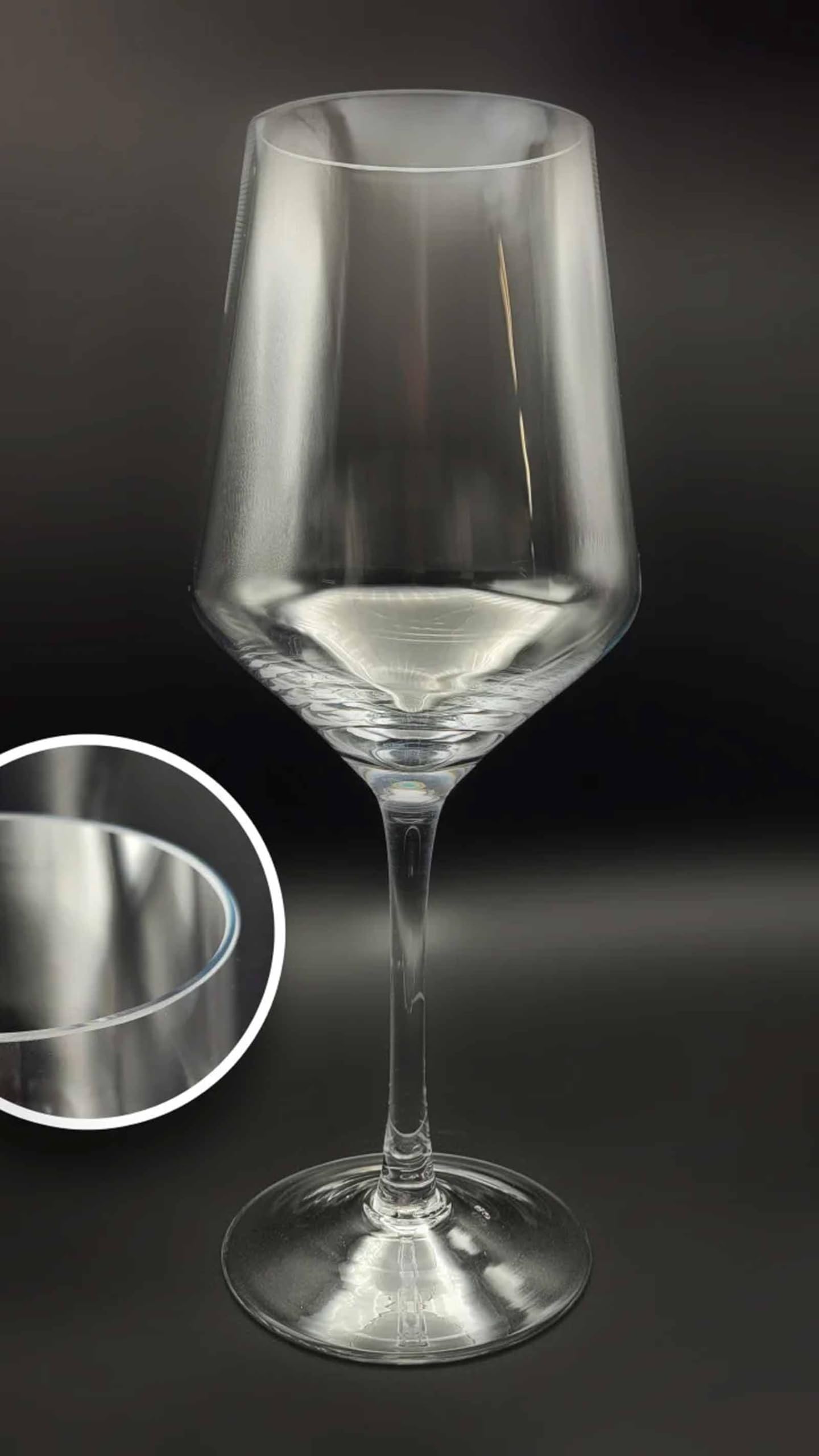 Rastal XXL Riesen-Weinglas Harmony – 2,2 Liter – Partyglas für Vereine, Meisterschaften und als Trophäe – Mundgeblasener Weinkelch in Übergröße – Höhe: 40 cm