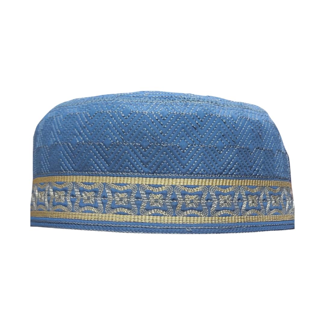 AL INAM CAP HOUSEICH Islamic Cap Namazi Topi Muslim Prayer Cap (Model No. R-12)