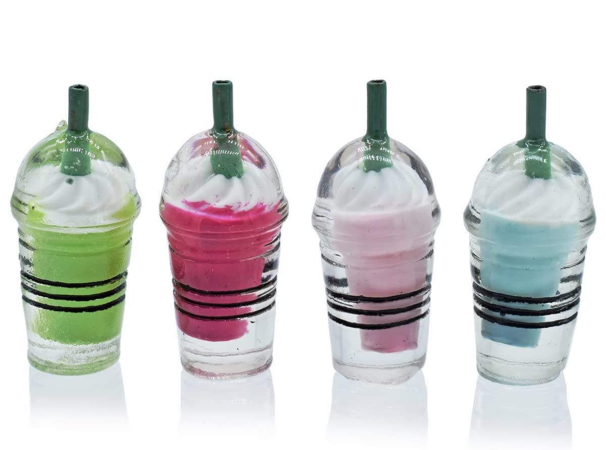 Eoast Miniature Cola Bottle (1x1x3 cm) (Pack of 4) (Coffee Star Cup 4 pc)