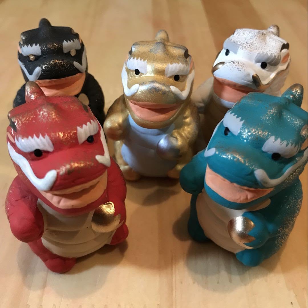 すみっこぐらし 金龍 赤龍 海外限定 香港 Amazon | 田無神社 新五龍神みくじ五体セット金龍 白龍 黒龍 青龍 赤龍