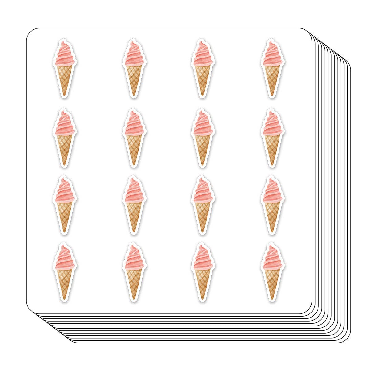 Whaline 500-Piece Football Stickers - Fall Colors, Self-Adhesive Sport Decals For Cards, Scrapbooking & Gifts