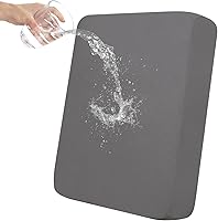 Vista 94 de Easy-Going Funda de cojín 100% impermeable para asiento de sofá, funda de cojín elástica de muebles, para niños, mascotas, cojín de sofá biplaza