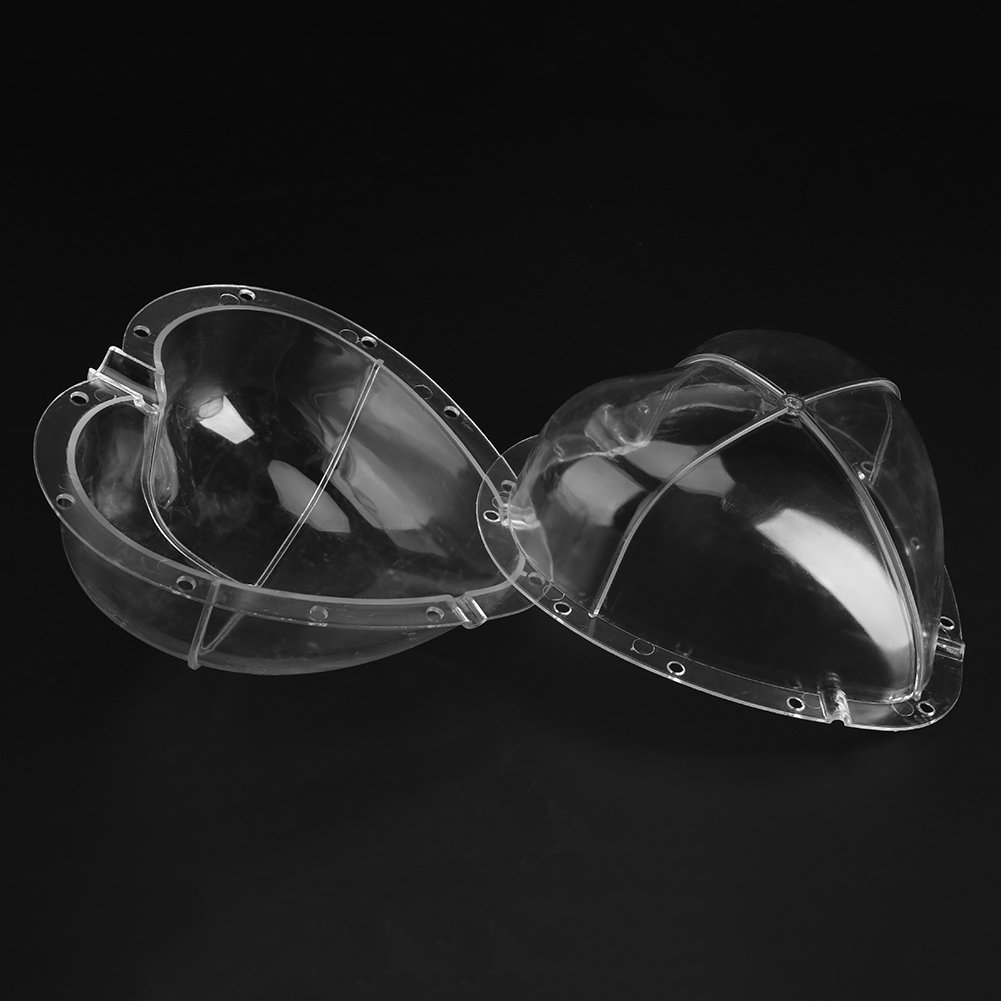 cuadrado en forma de corazón sandía calabaza moldeo para dar forma jardín fruta crecimiento herramienta de formación Material PE transparente (Heart Shaped)
