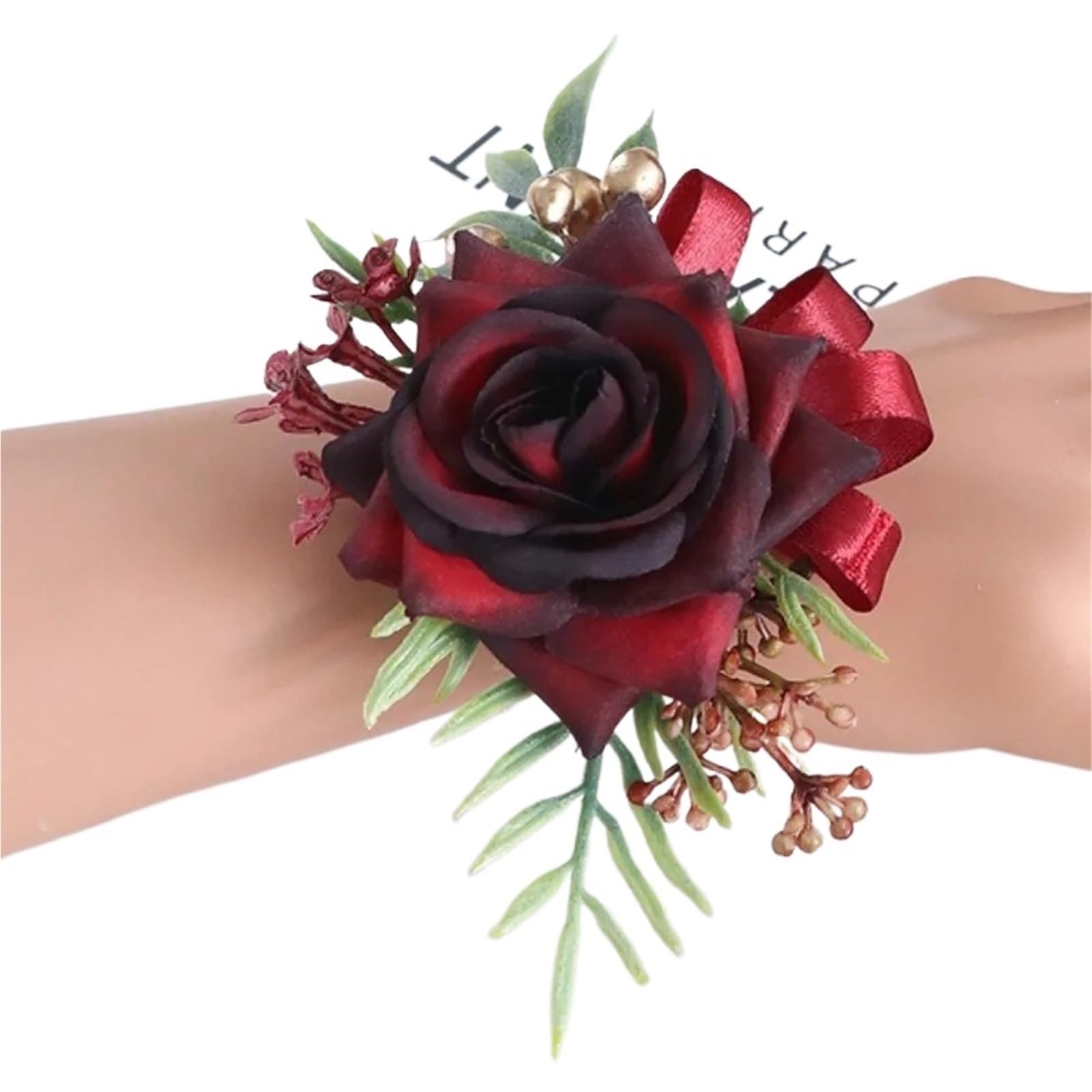GHHZML Boutonniere Simulated Floral Corsage Bride Brooch Pin Artificial Flower Silk Wedding Boutonnieres Calla Lily Groom