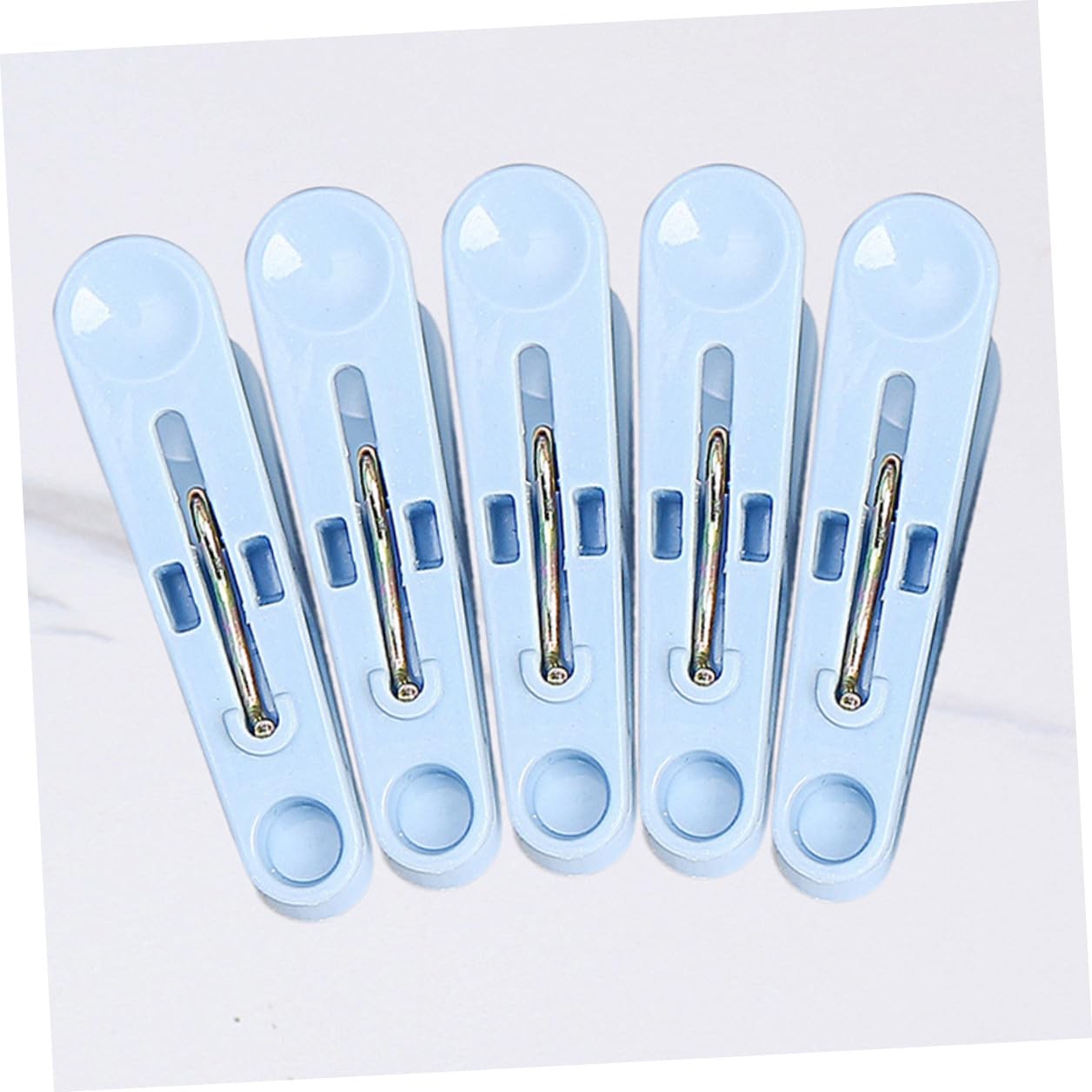 ABOOFAN 3 Set Mollette Bucato Antiscivolo Plastica Colorate Clip Per Stendibiancheria Resistenti Al Vento Per Indumenti E Trapunte 100 Pezzi*3