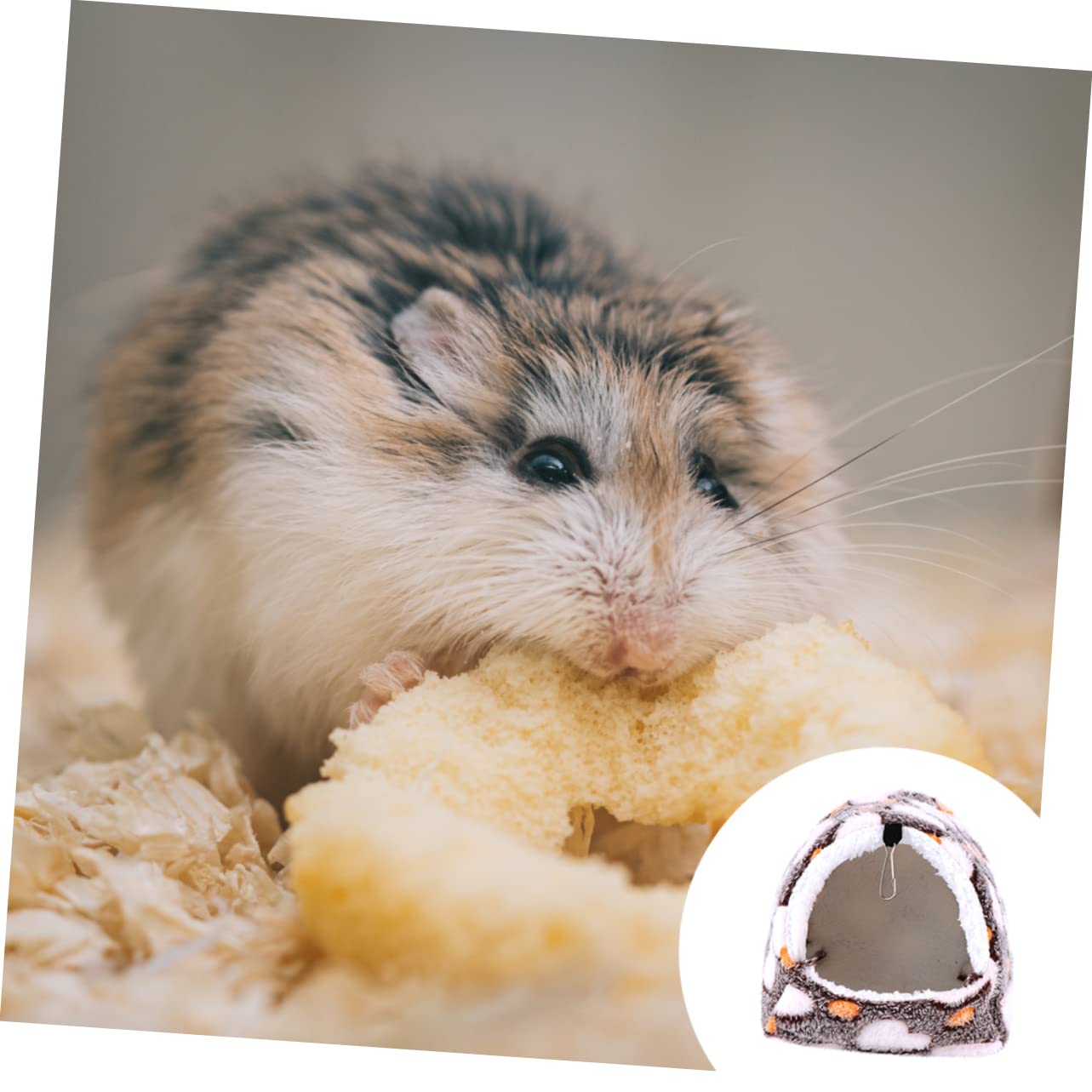 INOOMP 3stücke Hängende Hängematte Für Zwerghamster Und Kleine Haustiere Bequeme Und Atmungsaktive Baumwollbettwäsche Mit Haken Für Käfige Und Tierheime Kaffee