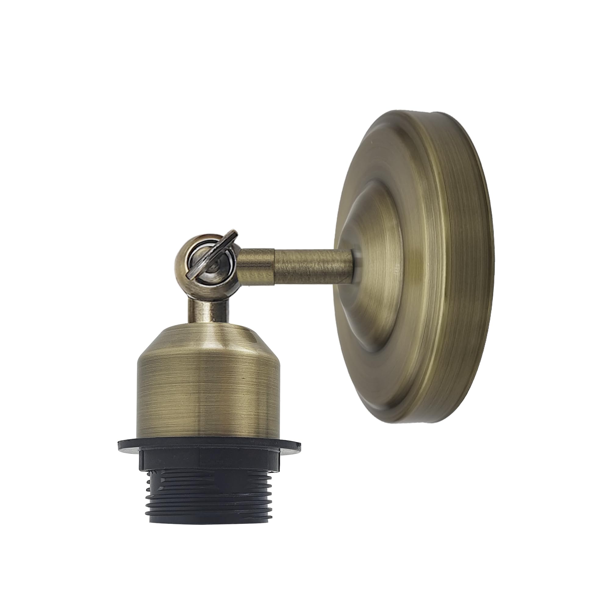 LEDSone Industrial Loft Coffee Bar Kitchen Metal E27 Wall Sconce Light Edison Lamp Fixture Corridor Wall Lights (Green Brass, Without Bulb 1 Pack)