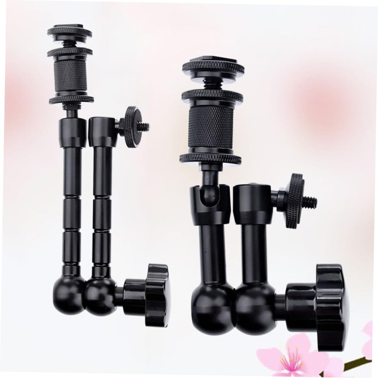 2piezas Brazo Articulado para Cámara y Monitor LCD Brazo De Soporte De Fricción para Luces Led y Monitor
