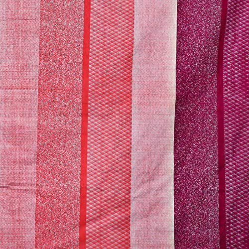 Image of Swayam Pure Cotton Double Bedsheet with 2 Pillow Covers | Size 90 x 100 inch | 160 TC | Striped Design | Soft Breathable Bed Sheet | Comfortable & Durable for Bedroom - Red