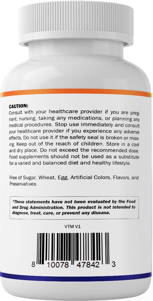 Vitamatic L-Lysine 500 mg, 360 Vegetarian Capsules – Essential Amino Acid Supplement, Non-GMO, Gluten Free, Made in USA — Amazon image 9