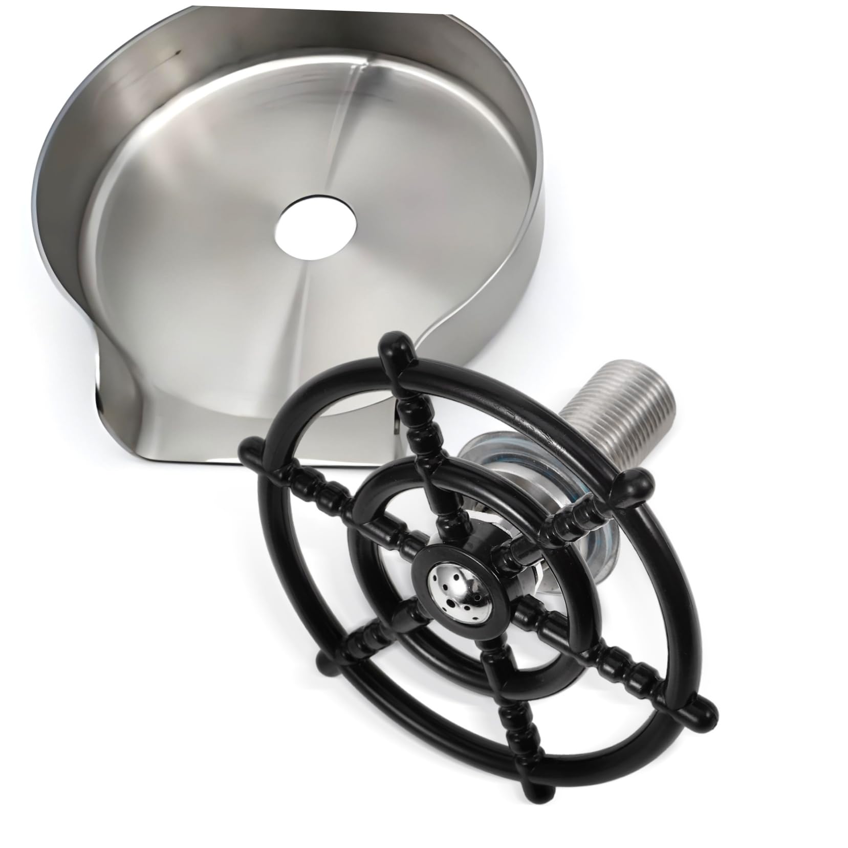 KICHOUSE Limpiador Automático de Tazas para Fregadero, Accesorio de Latón Chorro a Alta Presión, Repuesto para Barra Lavavajillas, Adecuado para Bares y Tiendas de Té, Fácil Reemplazo
