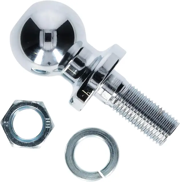 Gancio traino a scomparsa sferico 50mm 3,5T per rimorchio auto e quad