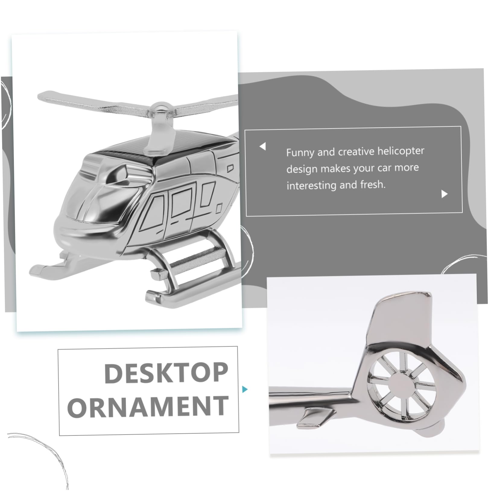 iplusmile 2stücke Solarbetriebener Helikopter Duftdiffusor Für Auto Kreatives Aromatherapie Ornament Für Frische Luft Und Angenehme Atmosphäre Unterwegs